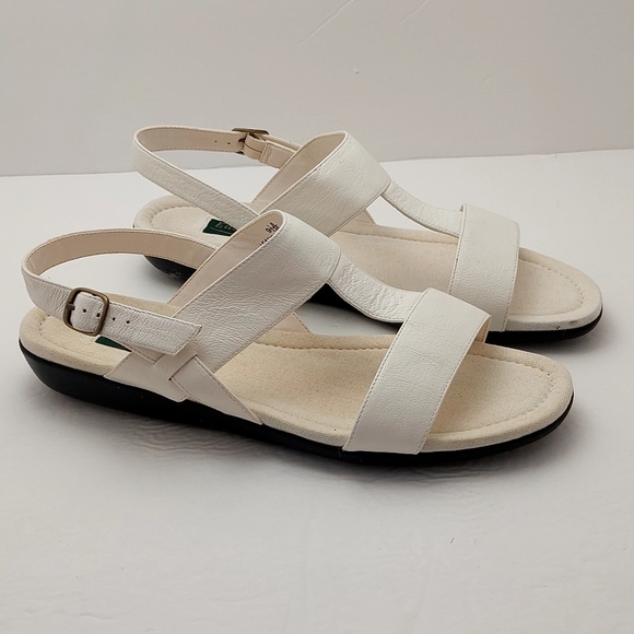 Easy Spirit Woodley White Women's Size 9 1/2 9.5 M Casual Sandles Kashi Kid - Picture 2 of 12